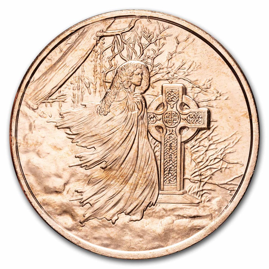 1 oz Copper Round - Celtic Lore: Banshee