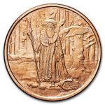 1 oz Copper Round - Celtic Lore: Merlin