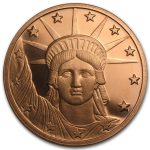 1 oz Copper Round - Liberty Head