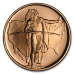 1 oz Copper Round - Oregon Trail