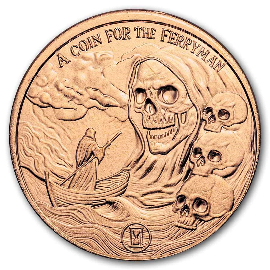 1 oz Copper Round - Tales of Old: A Coin for the Ferryman