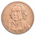 1 oz Cu Round - Founders of Liberty: Adam Smith | Free Enterprise