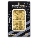 1 oz Gold Bar - America250™ (Breakaway Gold Bar. In Assay)