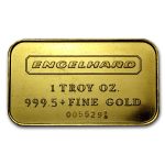 1 oz Gold Bar - Engelhard (7-digit Serial #, Frosted Reverse)