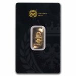 1 oz Gold Bar - Germania Mint (Cast w/Assay)
