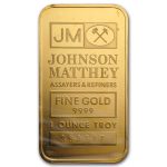 1 oz Gold Bar - Johnson Matthey (Vintage, Random Design)