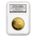 1 oz Gold Round - $100 Gold Union George T. Morgan Proof UCAM NGC