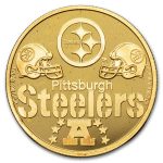 1 oz Gold Round - 1995 Pittsburgh Steelers AFC Champions #7