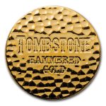 1 oz Gold Round - Scottsdale Tombstone Hammered Gold Piece