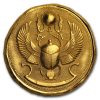 1 oz Hand Poured Gold Round - Limited Mintage: Scarab Beetle