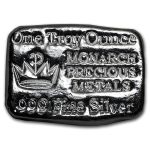 1 oz Hand Poured Silver Bar - MPM