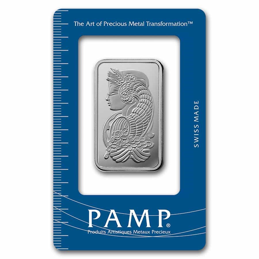 1 oz Palladium Bar - PAMP Suisse (In Assay)