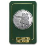 1 oz Palladium Round - Johnson Matthey Lewis & Clark (In Assay)