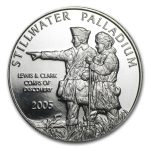 1 oz Palladium Round - Johnson Matthey Lewis & Clark (No Assay)
