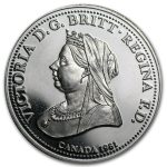1 oz Platinum Round - Engelhard Beaver/Castor (.9995 Fine)