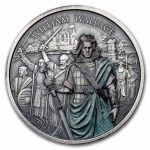 1 oz Silver Antique Round Legendary Warriors: William Wallace