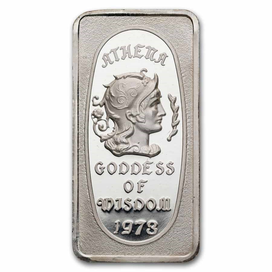 1 oz Silver Art Bar - Great Lakes Mint (1973 Gods/Goddess Series)