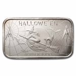 1 oz Silver Art Bar - Madison Mint (Halloween 1973)