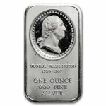 1 oz Silver Art Bar - Presidential Cameos