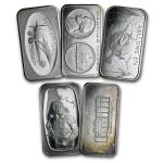 1 oz Silver Art Bar - Random Design