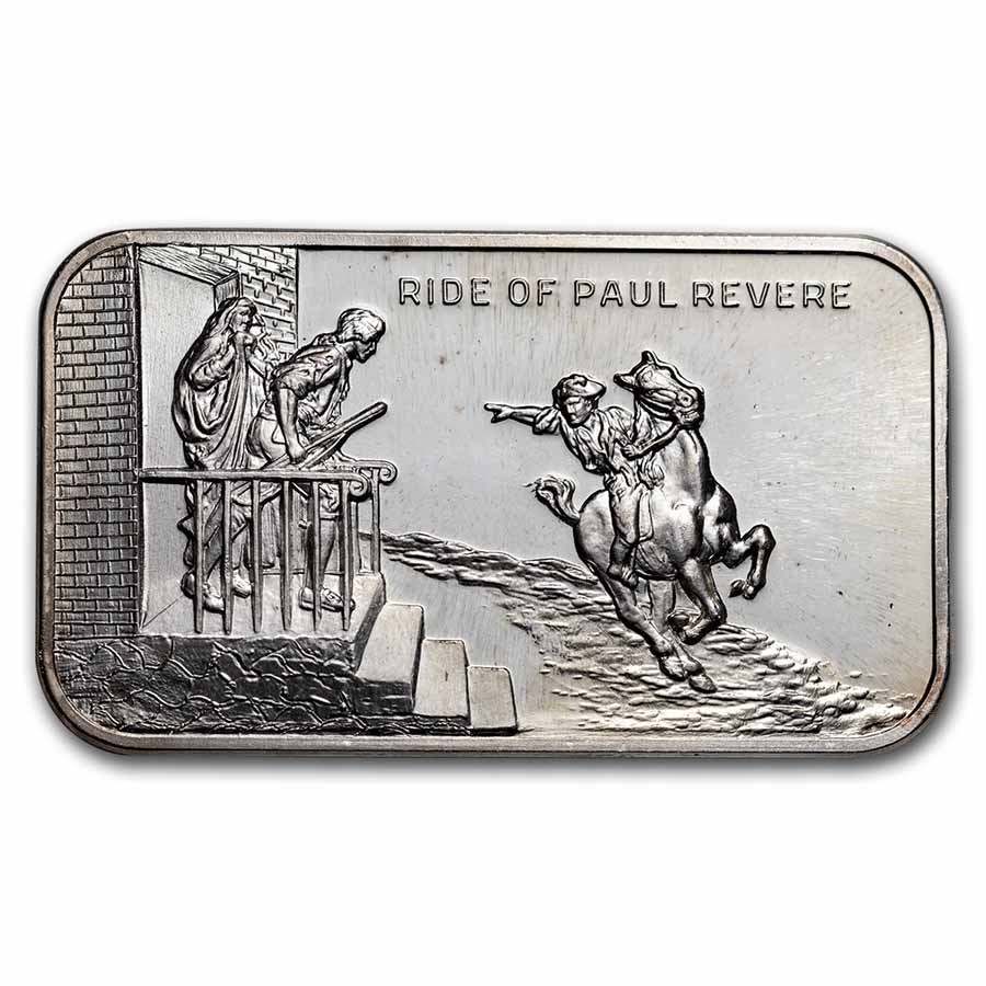 1 oz Silver Art Bar - United States Coinage Corp. (Random Motif)