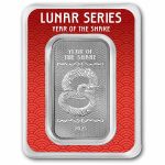 1 oz Silver Bar - 2025 APMEX Year of the Snake (TEP, Series 2)