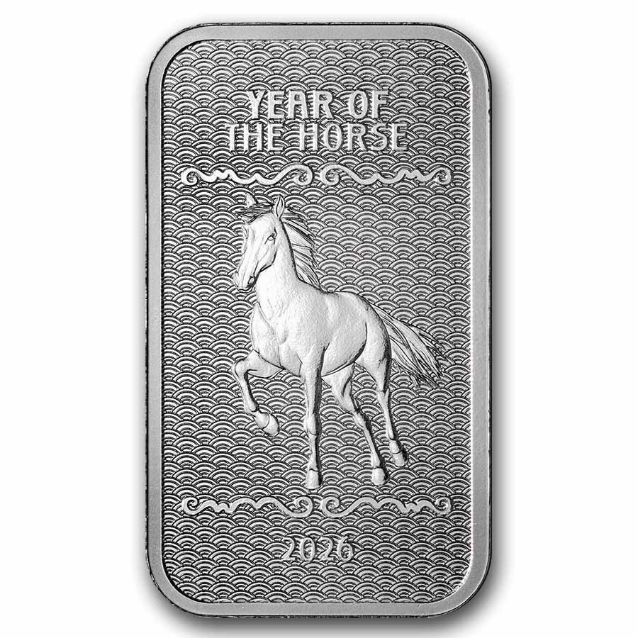 1 oz Silver Bar - 2026 APMEX Year of the Horse (Series 2)