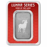 1 oz Silver Bar - 2027 APMEX Year of the Goat (TEP, Series 2)