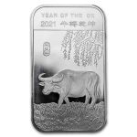 1 oz Silver Bar - APMEX (2021 Year of the Ox)