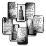 1 oz Silver Bar - Coca Cola (Vintage, Random Motif)