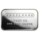 1 oz Silver Bar - Engelhard (Wide, No Serial #, Pebble Reverse)