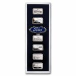 1 oz Silver Bar - Fast Ford 6-Bar Set (Ford Fame)