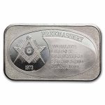1 oz Silver Bar - FREEMASONRY (U.S. Silver Corporation)