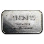 1 oz Silver Bar - Jelenko Dental