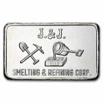 1 oz Silver Bar - J&J Smelting & Refining Corp.