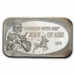 1 oz Silver Bar - Joan of Arc (U.S. Silver Corporation)