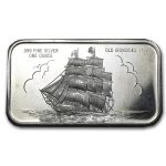 1 oz Silver Bar - Old Ironsides Ship