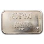 1 oz Silver Bar - OPM (.999+ Fine)