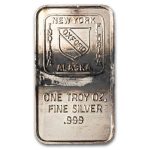 1 oz Silver Bar - Oxford Mint (Random Motif, Scruffy)