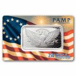 1 oz Silver Bar - PAMP 250th Anniversary of the USA