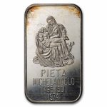 1 oz Silver Bar - Pieta Michelangelo (U.S. Silver Corporation)