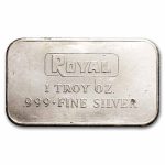1 oz Silver Bar - Royal (Engelhard)