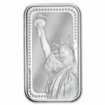 1 oz Silver Bar - Statue of Liberty