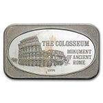 1 oz Silver Bar - The Colosseum (U.S. Silver Corporation)