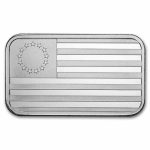 1 oz Silver Bar - U.S. Betsy Ross Flag