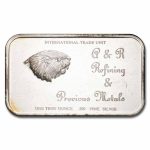 1 oz Silver Bar - Vintage Beaver A&R Refining & Precious Metals