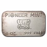 1 oz Silver Bar - Vintage Pioneer Mint (Random Motif)