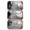1 oz Silver Bar - Vintage Political Humpty Dumpty 3-Bar Set