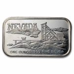 1 oz Silver Bar - Vintage SilverTowne (Nevada Mine)