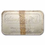 1 oz Silver Bar - Vintage SilverTowne (Random Motif, Scruffy)